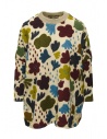 M.&Kyoko beige sweater with large colored flowers buy online BCA01499WA BEIGE 31