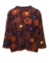 M.&Kyoko maglia pullover a fiori blu e ruggine acquista online BCA01419WA DARK BLUE 53