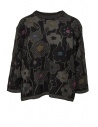 M.&Kyoko maglia pullover a fiori grigi e neri acquista online BCA01419WA BLACK 81
