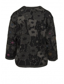 M.&Kyoko pullover sweater with grey and black flowers buy online