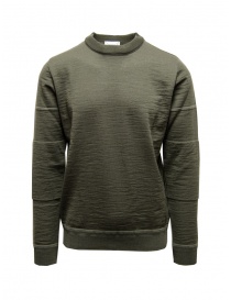 S.N.S. Herning green shaved wool pullover 477-00R NAT. GREEN U5 order online