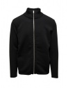 S.N.S. Herning zip-up cardigan in black wool buy online 273-00L BLACK VOID