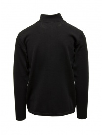 S.N.S Herning zip-up cardigan in black wool buy online