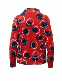 M.&Kyoko red sweater with blue velvet circles buy online