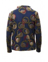 M.&Kyoko blue sweater with grey velvet circles shop online women s knitwear