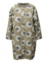 M.&Kyoko cappotto a girocollo verde a fiori acquista online BCA01463WA OLIVE 41