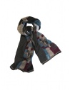 M.&Kyoko thin scarf in black patchwork wool buy online BCA01425WA BLACK 81