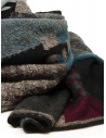 M.&Kyoko sciarpa sottile in lana patchwork nera BCA01425WA BLACK 81 prezzo