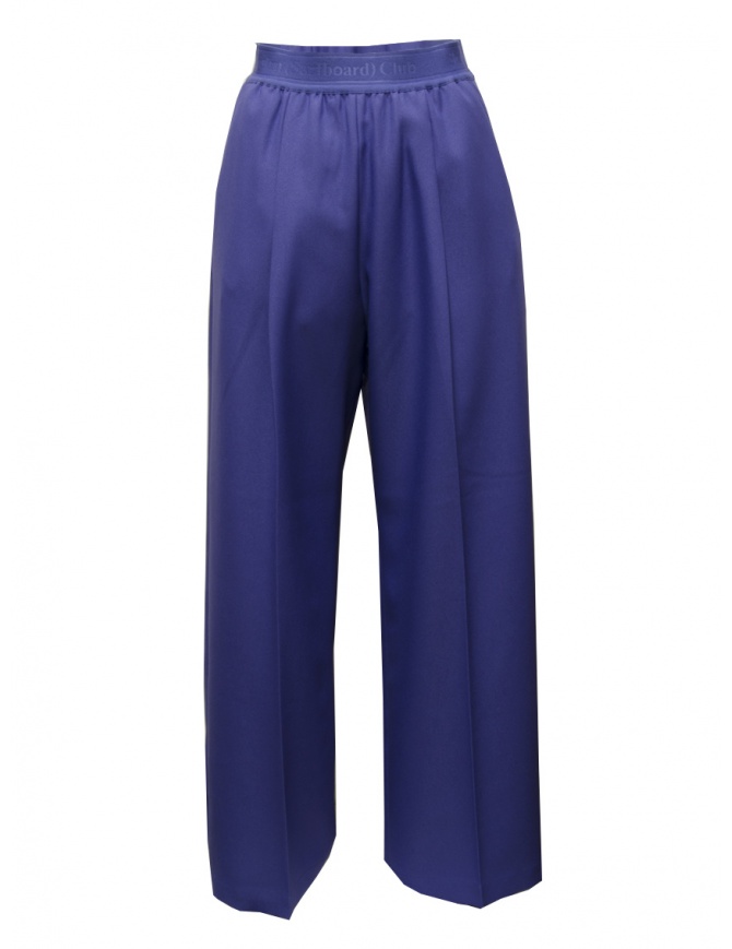 Stockholm Surfboard Club Elaine pantaloni a palazzo viola EW5B49 VIOLET ELAINE pantaloni donna online shopping