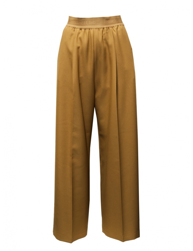 Stockholm Surfboard Club Elaine pantaloni a gamba larga beige EW5B49 CAMEL ELAINE pantaloni donna online shopping