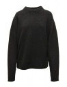 Stockholm Surfboard Club black pullover with logo writing buy online KNM2B90 BLACK KNIT SWEAT