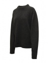 Stockholm Surfboard Club pullover nero con scritta logo KNM2B90 BLACK KNIT SWEAT acquista online