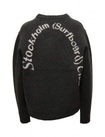 Stockholm Surfboard Club black pullover with logo writing