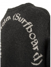 Stockholm Surfboard Club pullover nero con scritta logo prezzo