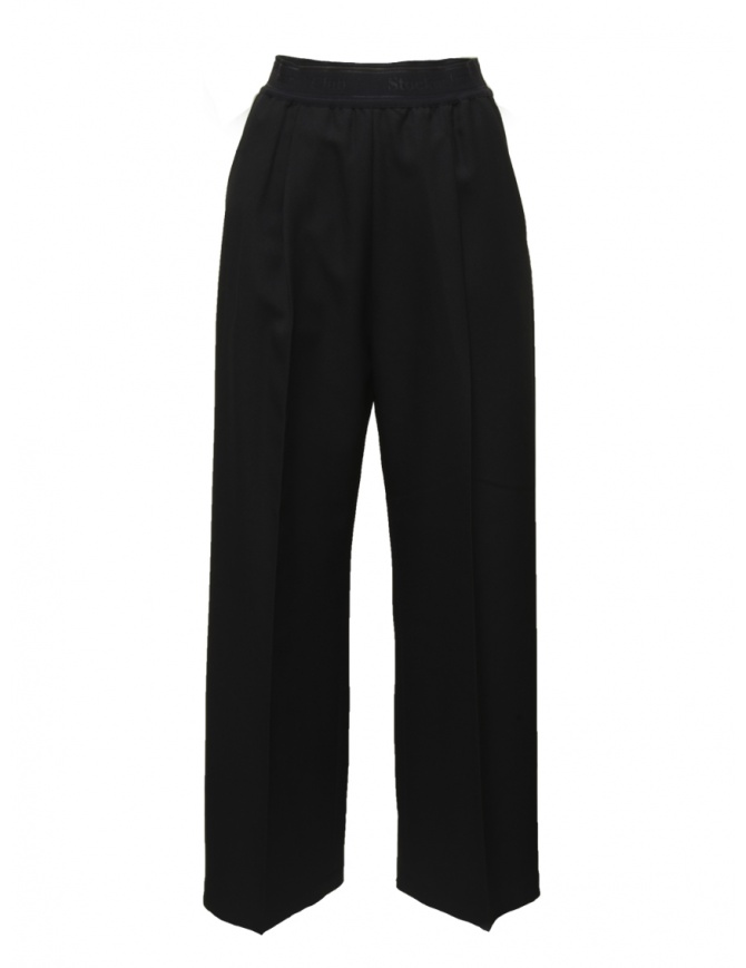 Stockholm Surfboard Club Elaine pantaloni ampi neri EW5B49 BLACK ELAINE pantaloni donna online shopping