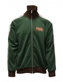 Men s knitwear online: Stockholm Surfboard Club green sweat jacket