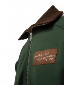 Stockholm Surfboard Club green sweat jacket