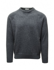 Monobi French Terry granite grey cashmere pullover online