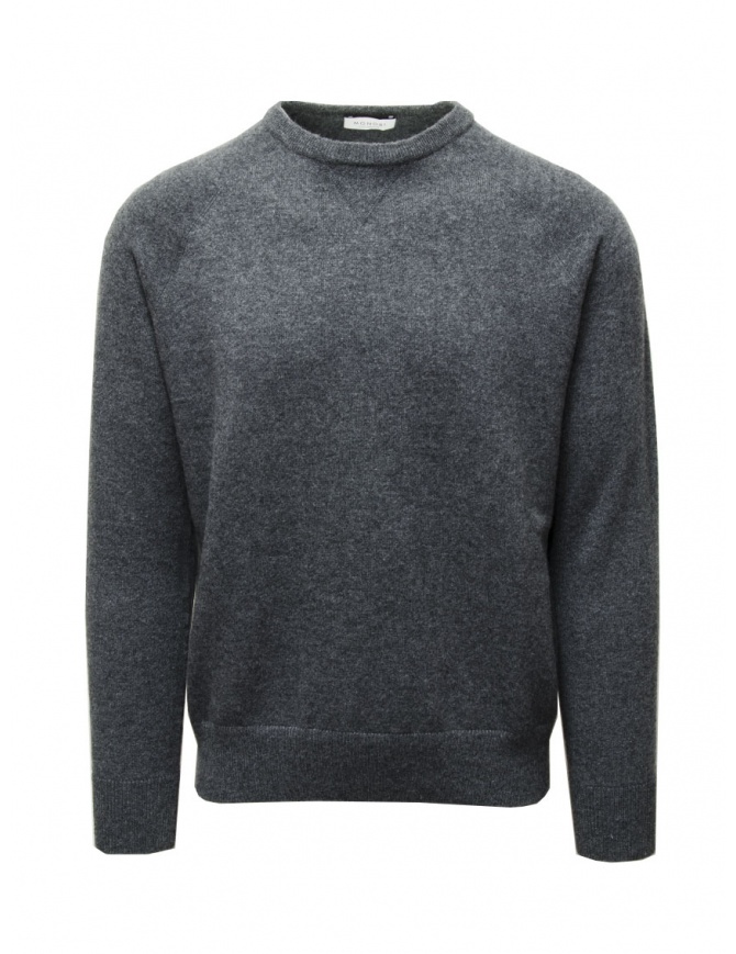 Monobi French Terry pullover in cashmere grigio granito 14287516 GRANIT 20293 maglieria uomo online shopping