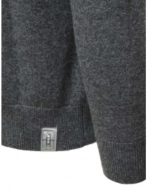 Monobi French Terry pullover in cashmere grigio granito