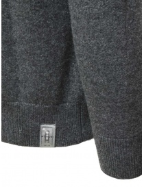 Monobi French Terry pullover in cashmere grigio granito