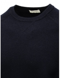 Monobi French Terry dark blue cashmere pullover price