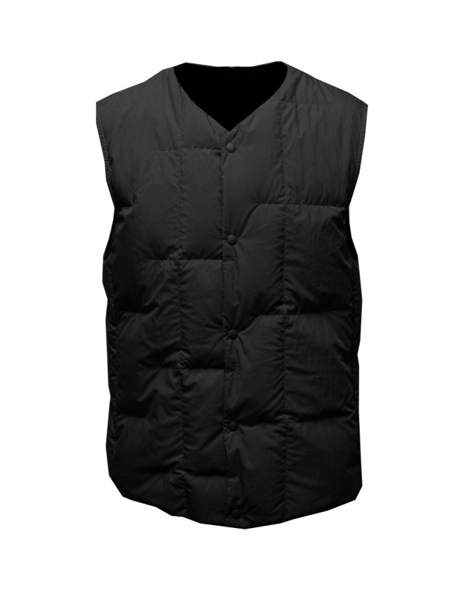 Monobi Eco Pop matt black padded vest 14282140 BLACK 5100 mens vests online shopping