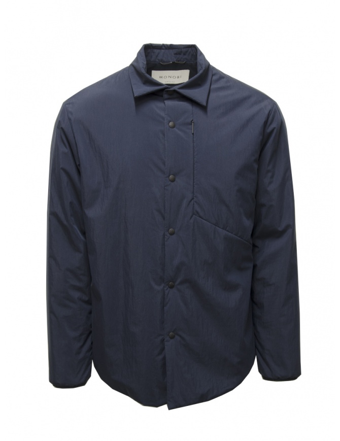 Monobi Eco Pop Outershirt giacca-camicia imbottita blu navy 14283140 BLUE NAVY 5020 camicie uomo online shopping