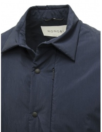 Monobi Eco Pop Outershirt navy blue padded shirt-jacket buy online