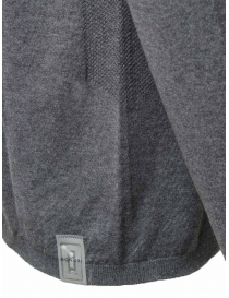 Monobi Wholegarment pullover in cotone e cashmere grigio medio maglieria uomo acquista online