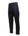 Monobi Bio Gabardine Origin Chino pantaloni blu in cotoneshop online pantaloni uomo