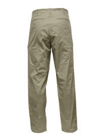 Monobi Bio Gabardine Origin Chino gray cotton trousers