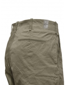 Monobi Bio Gabardine Origin Chino pantaloni grigi in cotone pantaloni uomo acquista online