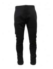 Pantaloni uomo online: Label Under Construction Axis XY pantaloni neri in cotone e cashmere