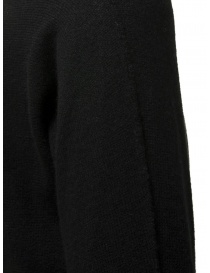Label Under Construction maglia in cashmere nera maglieria uomo acquista online