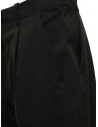 Goldwin One Tuck black tapered trousers with buckle GL73172 BLACK price