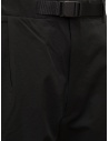 Goldwin One Tuck black tapered trousers with buckle GL73172 BLACK buy online