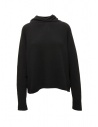 Ma'ry'ya black wool hooded sweater buy online YLK056 B8BLACK