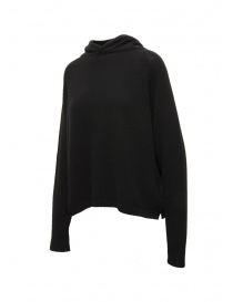 Ma'ry'ya black wool hooded sweater