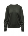 Ma'ry'ya thin sweater in military green merino wool buy online YLK070 E10MILITARY