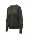 Ma'ry'ya maglia sottile in lana merino verde militareshop online maglieria donna