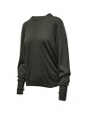 Ma'ry'ya thin sweater in military green merino wool shop online women s knitwear