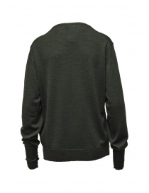Ma'ry'ya thin sweater in military green merino wool price