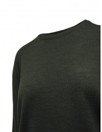 Ma'ry'ya thin sweater in military green merino wool women s knitwear buy online