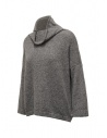 Ma'ry'ya grey sweater with crater collar YLK038 G2GREY price
