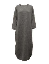 Ma'ry'ya maxi dress in melange grey wool YLK037 G2GREY order online