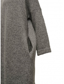 Ma'ry'ya maxi dress in melange grey wool women s knitwear buy online