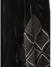 A Tentative Atelier Geno gonna in velluto nero con motivo traforato gonne donna acquista online