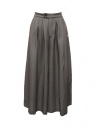 A Tentative Atelier brown wide draped trousers buy online P23246B02B DARK BROWN
