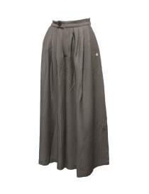 A Tentative Atelier brown wide draped trousers buy online